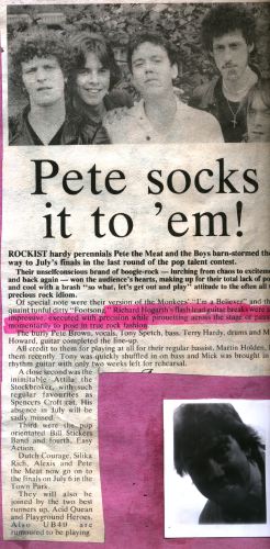 Pete Socks Them