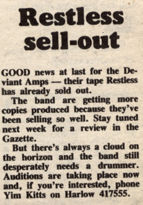 Restless Sellout
