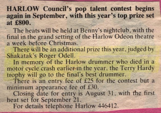 Terry Hardy Award