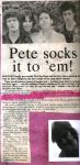 Pete Socks Them